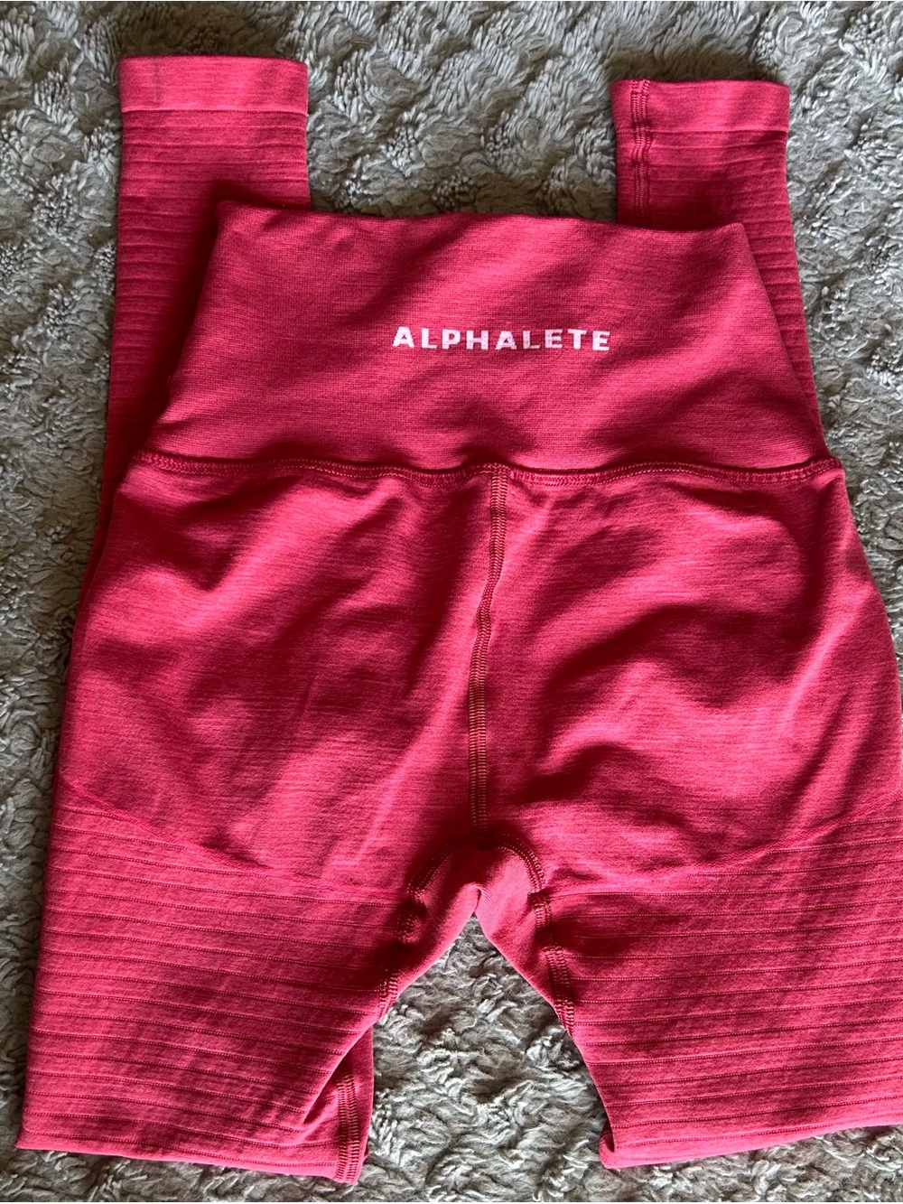 Alphalete High-Waisted Seamless Leggings - Pink